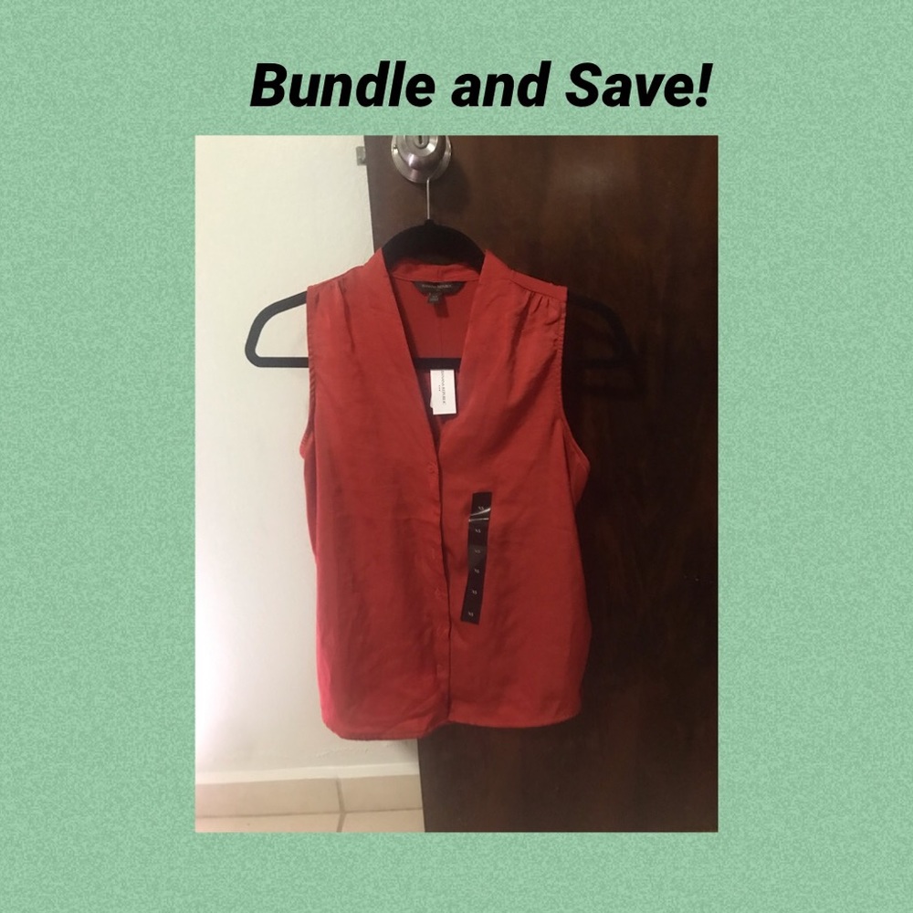 Banana Republic Sleeveless Top (Terracotta)